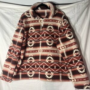 Zara Multicolor Patterned Sweatshirt
